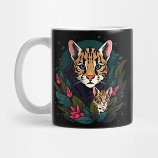 Ocelot Fathers Day Mug